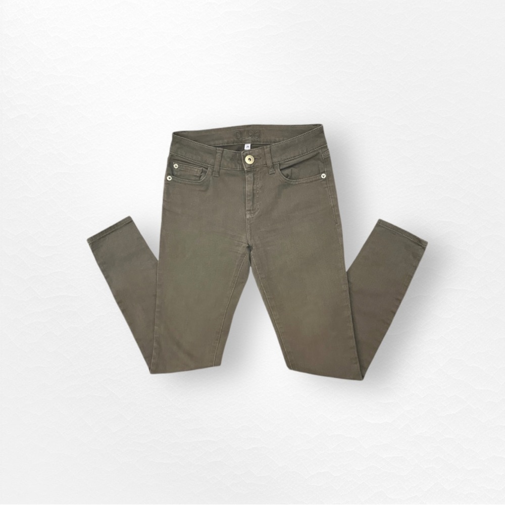 DL1961 Margaux Insta Sculpt Skinny Jeans in Farley Green